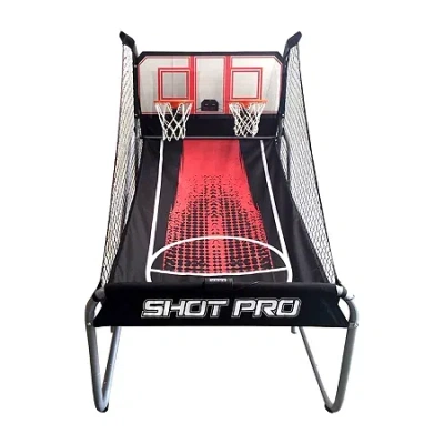 Hathaway Shot Pro Deluxe Free Standing Digital Arcade Basketball In Black
