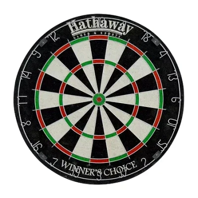 Hathaway Winners Choice 18-in Sisal Fiber Bristle Dartboard In Multi
