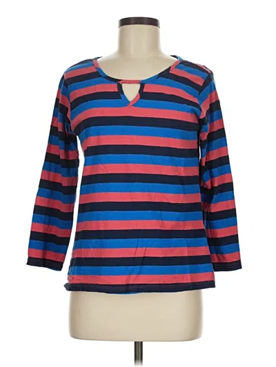 Pre-owned Hatley 3/4 Sleeve T-shirt In Blue