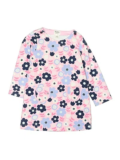 Pre-owned Hatley Kids' 3/4 Sleeve T-shirt In Pink