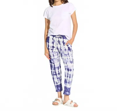 Hatley Adrien Joggers In Tie Dye Stripes In Metallic