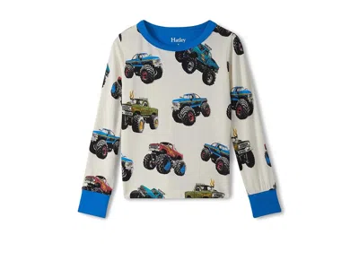 Hatley Bamboo Pajamas Set (toddler/little Kid/big Kid) Boy's Pajama Sets Off-white: 10 (big Kid) In Multi