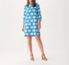 Hatley Bateau Cotton Dress In Cobblestone Path In Blue