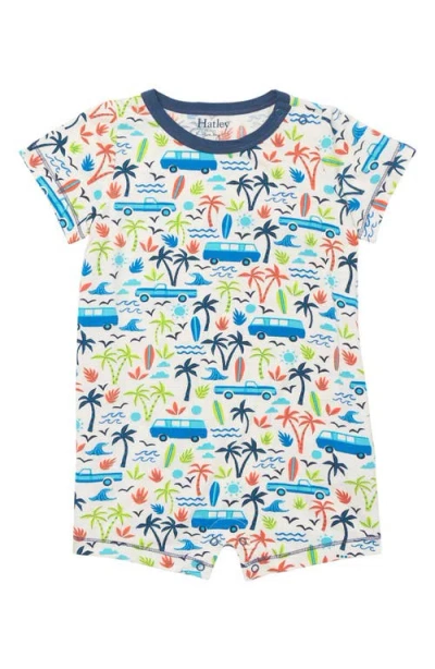Hatley Babies'  Beach Party Romper In Cami Lace