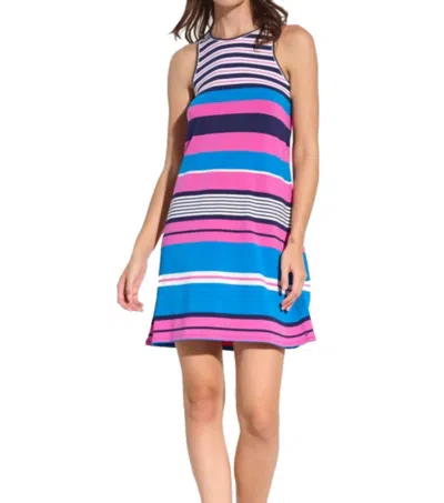 Hatley Bella Mini Dress In Ripple Stripes In Multi