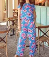 Hatley Bow Back Jumpsuit In Bold Blossoms In Multi