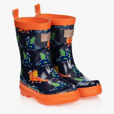 Hatley Babies' Boys Navy Blue Dragons Rain Boots