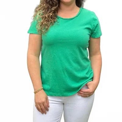 Hatley Braided Neck Tee In Sea Green