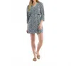 Hatley Capelton Road Seaside Beach Dress In Mini Fresh Flowers In Blue