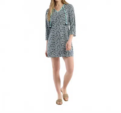 Hatley Capelton Road Seaside Beach Dress In Mini Fresh Flowers In Blue