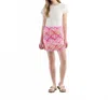 Hatley Capelton Road Skort In Rainbow Cabana In Multi