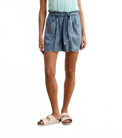Hatley Cassie Shorts In Blue Acid Wash