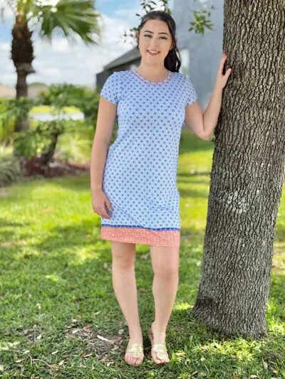 Hatley Cici A-line Mini Dress In Painted Petals In Multi