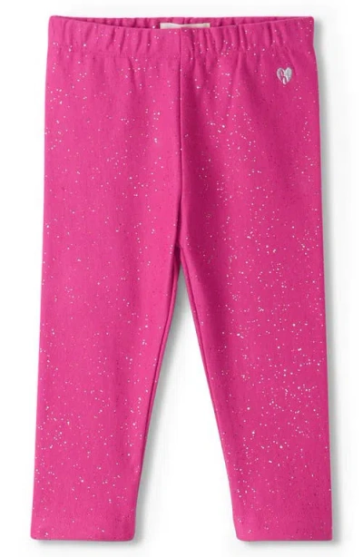 Hatley Babies'  Cozy Glitter Leggings In Pink