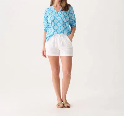 Hatley Delray Beach Tunic Shirt In Gradient Flowers In Multi