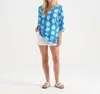 Hatley Delray Beach Tunic Top In Cobblepath In Blue