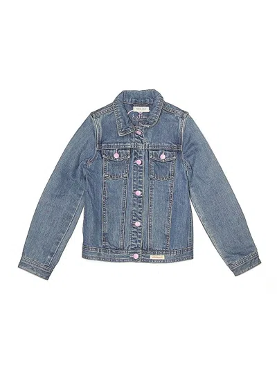 Pre-owned Hatley Kids' Denim Jacket In Blue