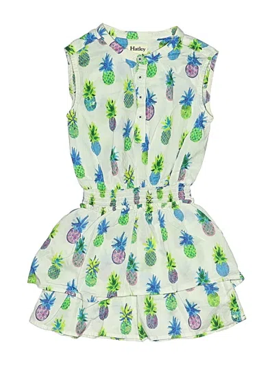 Pre-owned Hatley Kids' Dress In Green