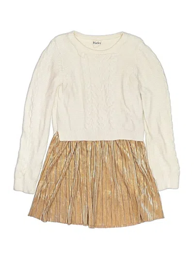 Pre-owned Hatley Kids' Dress In Ivory