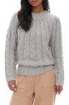 Hatley Dylan Cable Knit Sweater In Gray