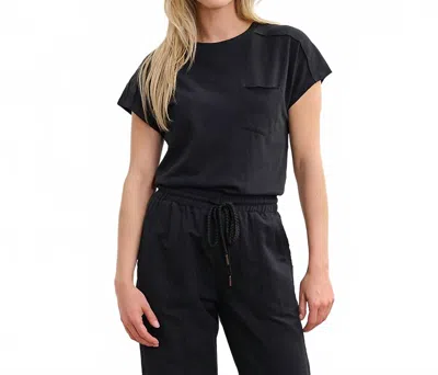 Hatley Ella Pocket Top In Caviar Black