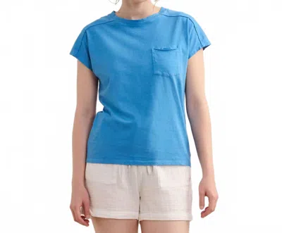 Hatley Ella Pocket Top In Malibu Blue