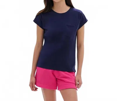 Hatley Ella Relaxed Tee In Patriot Blue
