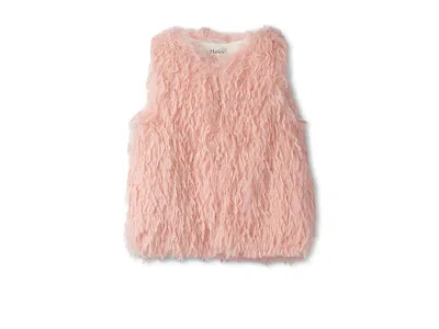 Hatley Faux Fur Vest (toddler/little Kids/big Kids) Girl's Clothing Pink : 12 (big Kid), Polyester/faux Fur