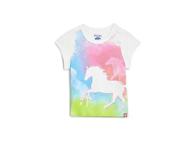 Hatley Graphic T-shirts (toddler/little Kid/big Kid) Girl's T Shirt White : 5 (little Kid), Cotton In Multi