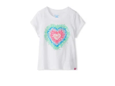 Hatley Heart Burst Graphic T-shirts (toddler/little Kid/big Kid) Girl's T Shirt White : 3t (toddler)