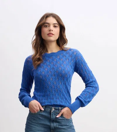 Hatley Iris Sweater In Denim Blue