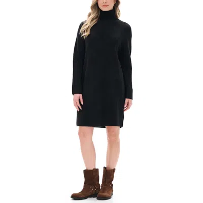 Hatley Iris Turtleneck Sweater Dress In Black