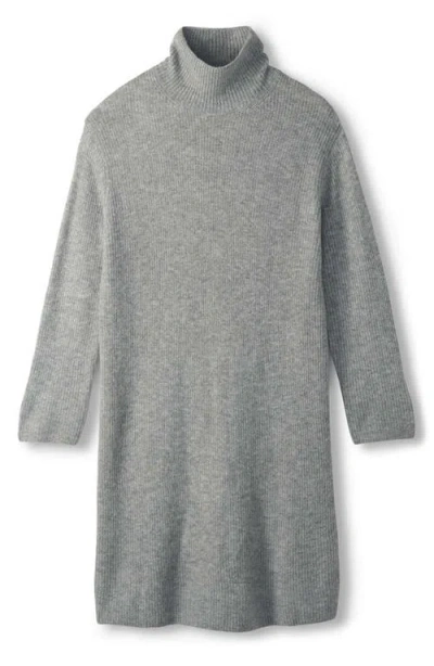 Hatley Iris Turtleneck Sweater Dress In Gray