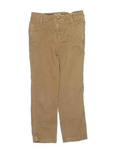 Pre-owned Hatley Kids' Khaki Pant In Brown