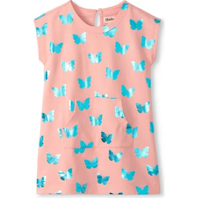 Hatley Babies'  Kids' Butterfly Print Dress In Pink