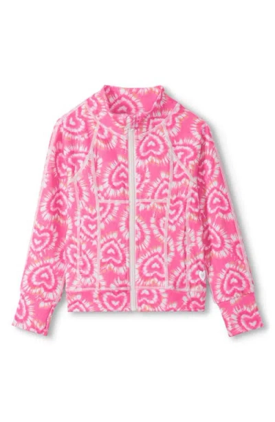 Hatley Kids' Candy Hearts Jacket In Pink