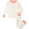 HATLEY HATLEY KIDS' CHARM FITTED ORGANIC COTTON TWO-PIECE PAJAMAS