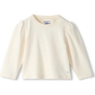 Hatley Babies'  Kids' Cream Hot Melt Cotton T-shirt In Neutral