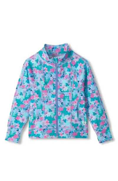 Hatley Kids' Enchanted Floral Active Jacket In Blue