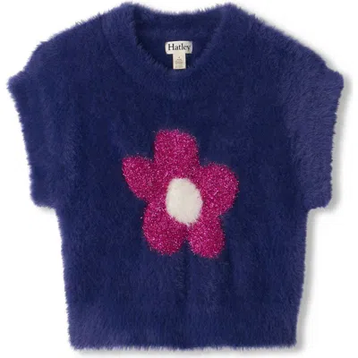 Hatley Kids' Flower Everywhere Sweater In Blue