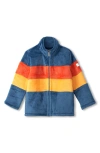 HATLEY HATLEY KIDS' KOI COLORBLOCK FLEEZE ZIP JACKET