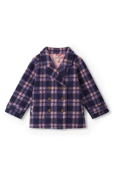 Hatley Kids' Plaid Peacoat In Multi