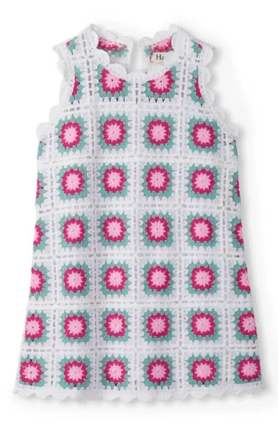 Hatley Babies'  Kids' Radiance Cotton Blend Crochet Dress In Gray