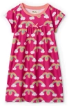 Hatley Kids' Rainbow Arch Nightgown In Fuchsia Pink