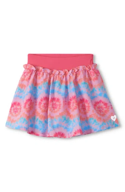 Hatley Kids' Starburst Tie-dye Ruffle Skort In Multi