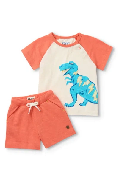 Hatley Babies'  Kids' Stegosaurus T-shirt & Shorts Set In Multi