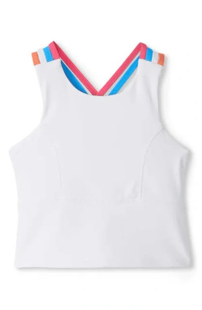 Hatley Kids' Strappy Active Tank In White