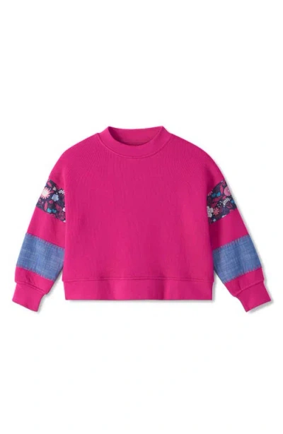 Hatley Kids' Very Berry Patch Pullover In Pink