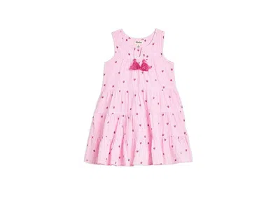 Hatley Layered Tiered Dress (toddler/little Kid/big Kid) Girl's Dress Pink : 8 (big Kid), Cotton
