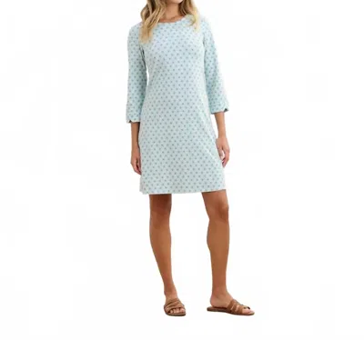 Hatley Lily Flare Mini Dress In Painted Petals In Blue